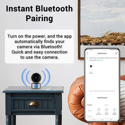 New Tuya IP Camera 5MP Wifi Video Surveillance Cameras HD Night VIsion Two Way Audio Auto Tracking Cloud Smart Home Camera