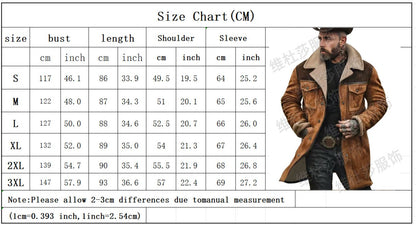 Autumn and Winter Mens Suede Color Matching Jacket Multi-pocket Zipper Coat for Men