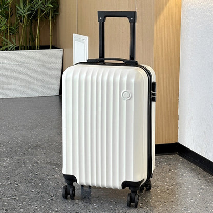 Mala Nova de 20 Polegadas, Bagagem de Mão (Carry-On), Material Rígido (Hard Shell) de PC Espessado, Resistência à Compressão de Alta Força, Adequado para Homens e Mulheres