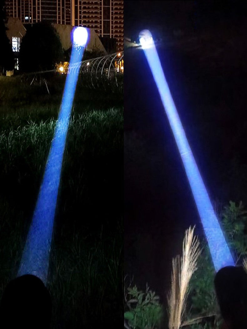 20000000LM Most Powerful LED Flashlight Rechargeable Type-c Flashlight Long Range 2000M Tactical Torch Light For Fishing Hunting