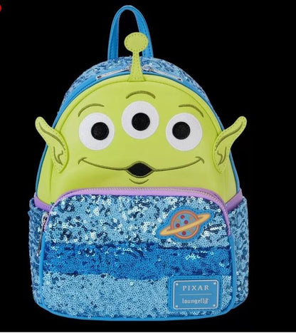 Mini Mochila Disney Loungefly Pixar Toy Story Woody Mochila Escolar Primária Bolsa de Viagem Infantil Fofa Presente de Natal