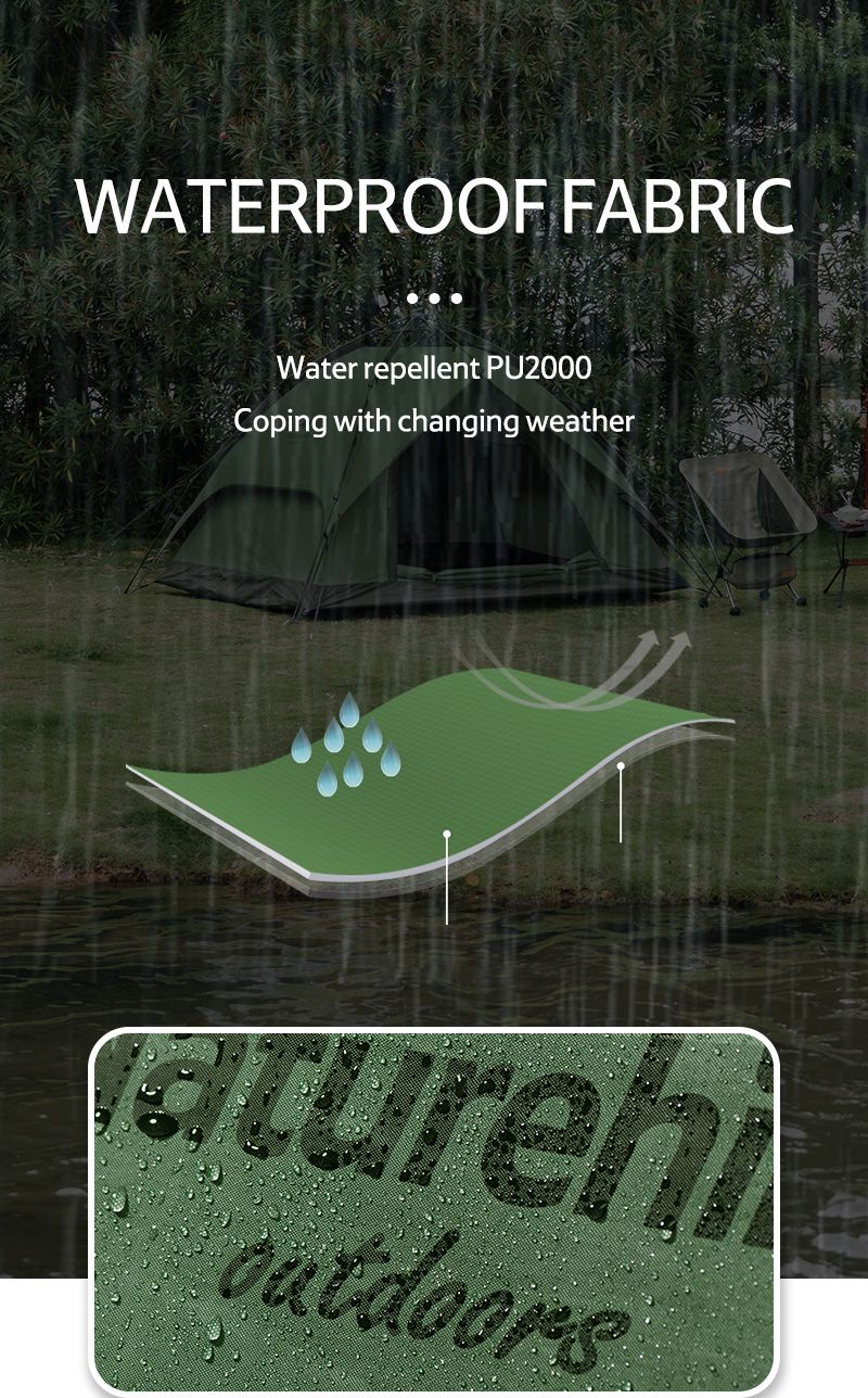 Naturehike Camping Automatic Tent One Touch Waterproof Roof Top Tents Double Door 3 Person Tent Outdoor Beach Fish Shelter Tent