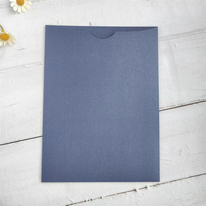 Customized Invitation Envelope, Personalized Wedding Card Holder, Blank Pocket Envelop 50 Sets