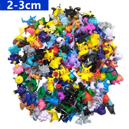 144 Estatuetas de Ação de Anime Colecionáveis de Decoração Ornamentada Brinquedos Para Presente de Natal Infantil