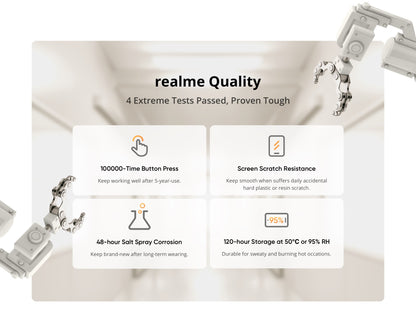 Global Version realme watch 5 1.97" 600nits AMOLED 460mAh 14-Day Battery Life 300+ Themes Support GPS GNSS IP68 waterproof