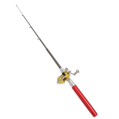 Vara de Pesca e Carretilha, Kit Completo de Pesca de Bolso, Kit de Vara de Pesca e Carretilha de Spinning, Ferramenta de Pesca