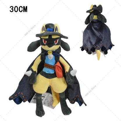 7 Styles Pokemon Plush Riolu Mega Lucario Shiny Lucario Stuffed Doll Toy Cute Peluche Toy Christmas Halloween Gifts