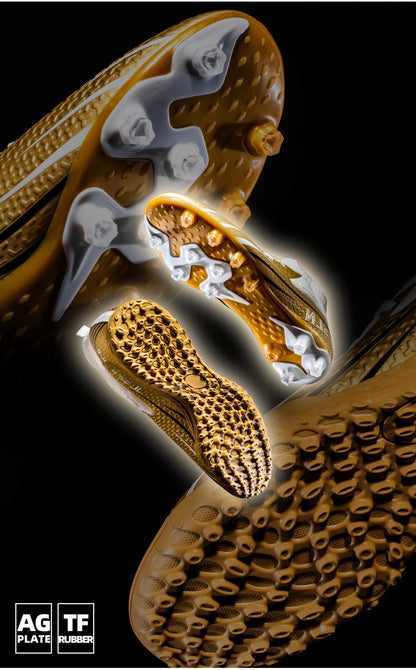 Men's Soccer Shoes Cleats Professional High-Top Breathable Athletic Football Boots,Outdoor Football Training Shoes for TF/AG Boy