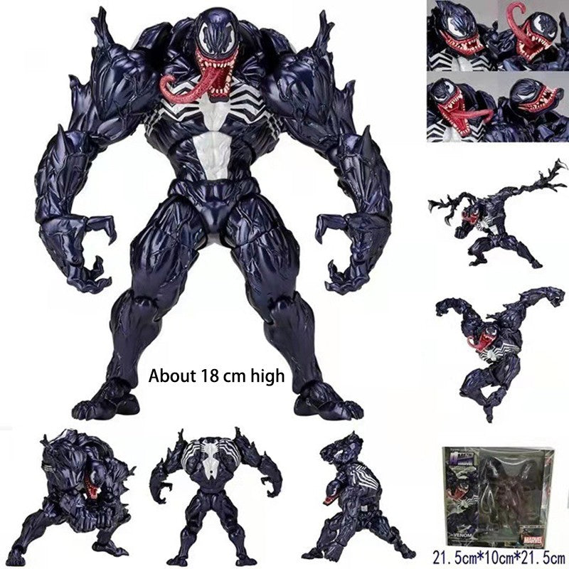 Yamaguchi Venom Carnage Homem-Aranha Extraordinário Venom 2 Modelo Móvel Operado Manualmente Decoração Brinquedos Infantis como Presente de Natal