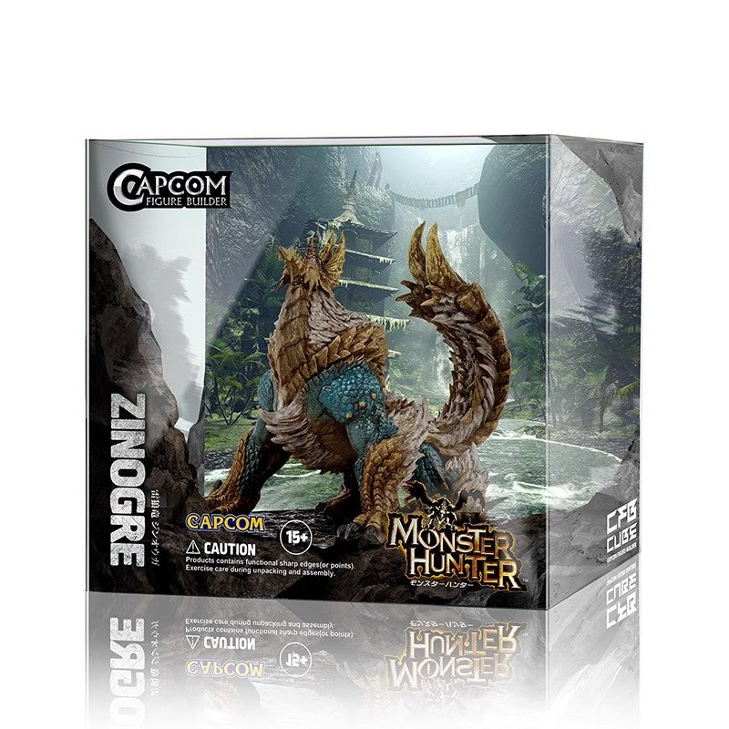 Monster Hunter CUBE Zinogre Amatsu Crimson Glow Valstrax Gore Magala MAGNAMALO Mizutsune Boneco de Dragão Modelo de Brinquedos
