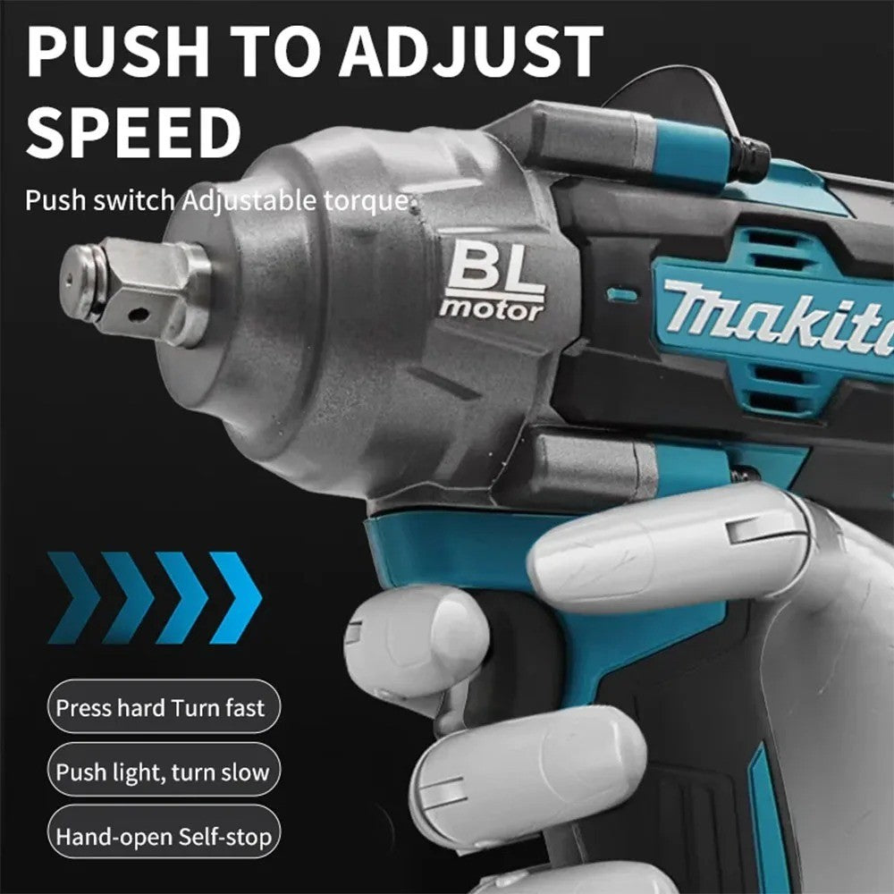 Makita Brushless 2000Nm Alto Torque Chave de Remoção de Reparo de Pneu de Carro Air Cannon Ferramenta Elétrica 18V Bateria Makita Aplicável Uso Doméstico Faça Você Mesmo