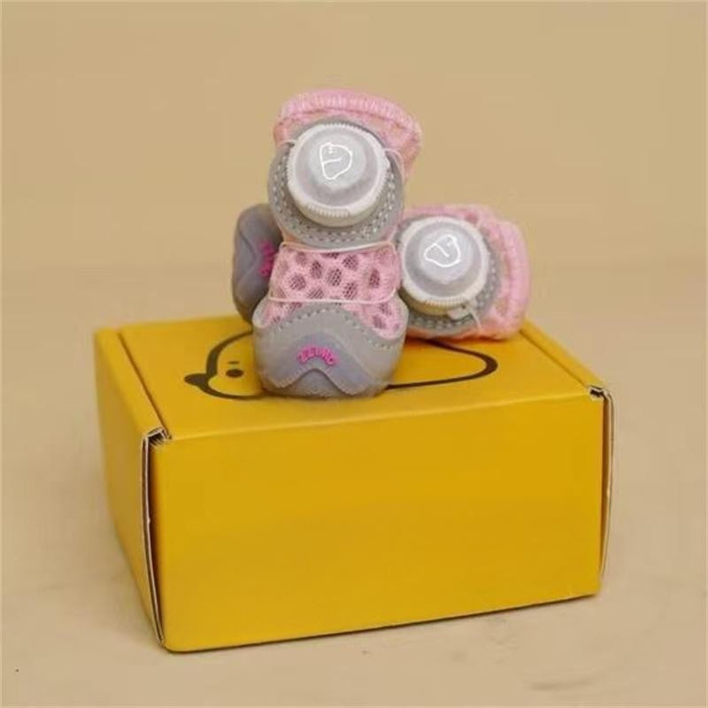 Luminária de sapato brilhante para pets, luminária de coleira de urso de pelúcia, luminária noturna para peito e costas, luminária de sapato anti-perda para passeios noturnos com cães