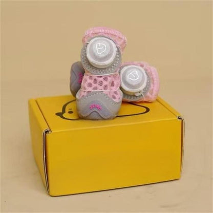 Luminária de sapato brilhante para pets, luminária de coleira de urso de pelúcia, luminária noturna para peito e costas, luminária de sapato anti-perda para passeios noturnos com cães