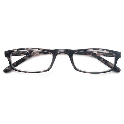 Women Men Reading Glasses Classic Small Rectangle Frame Spring Hinge Ulrta Comtable Wear Readers Eyeglass with Diopters