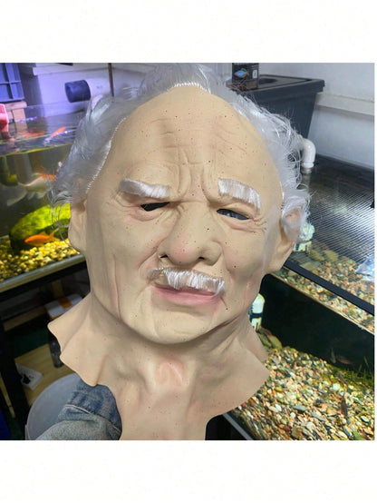Realistic Bald Old Man Mask Breaking Bad Walter White Mask Heisenberg Latex Mask Adult Cosplay Party Masquerade Props