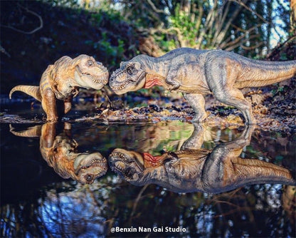 Tiranossauro Rex Eterno Rei Dinossauro Adulto e Infantil Modelo de Brinquedo Figura Enfeite de Mesa Coleção Presente de Festival Surpresa