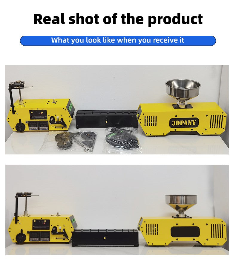 3D Filament Maker Extruder Desktop High-Precision 3D Printing Consumables Extruder 3D Printing Filament PLA ABS PE Extruder
