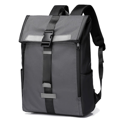 2025 Athletic feel Trendy Backpack Waterproof Fabric 15.6 inch Laptop Roll-Top Design Large Capacity for Commuting Travel School
