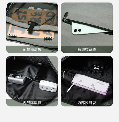 LEE Fashion Waterproof Large Crossbody Messenger Bags For Ladies Women Multifunctional Nylon Big Size Shoulder Schooll Bag