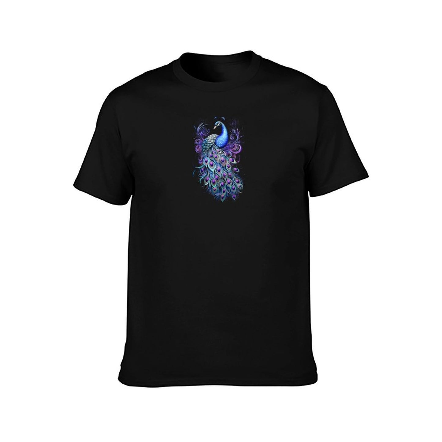 Fantasy Peacock 01 T-Shirt t shirt man luxury cotton t shirts man 100% T-Shirt