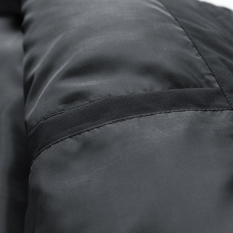 Jaqueta Curta de Pesca de Inverno da Moda, Gola Alta, Solta, Acolchoada com Algodão, Jaqueta Quente à Prova de Frio Tamanho Grande para Adolescentes