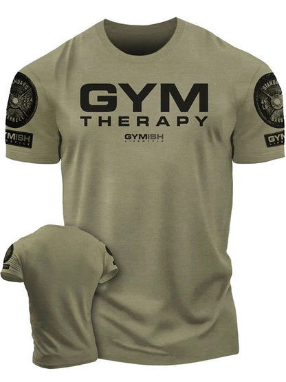 3D printed men's short sleeved T-shirt for comprehensive exercise, fun and fitness Hardcore new handsome and trendy short sleeve