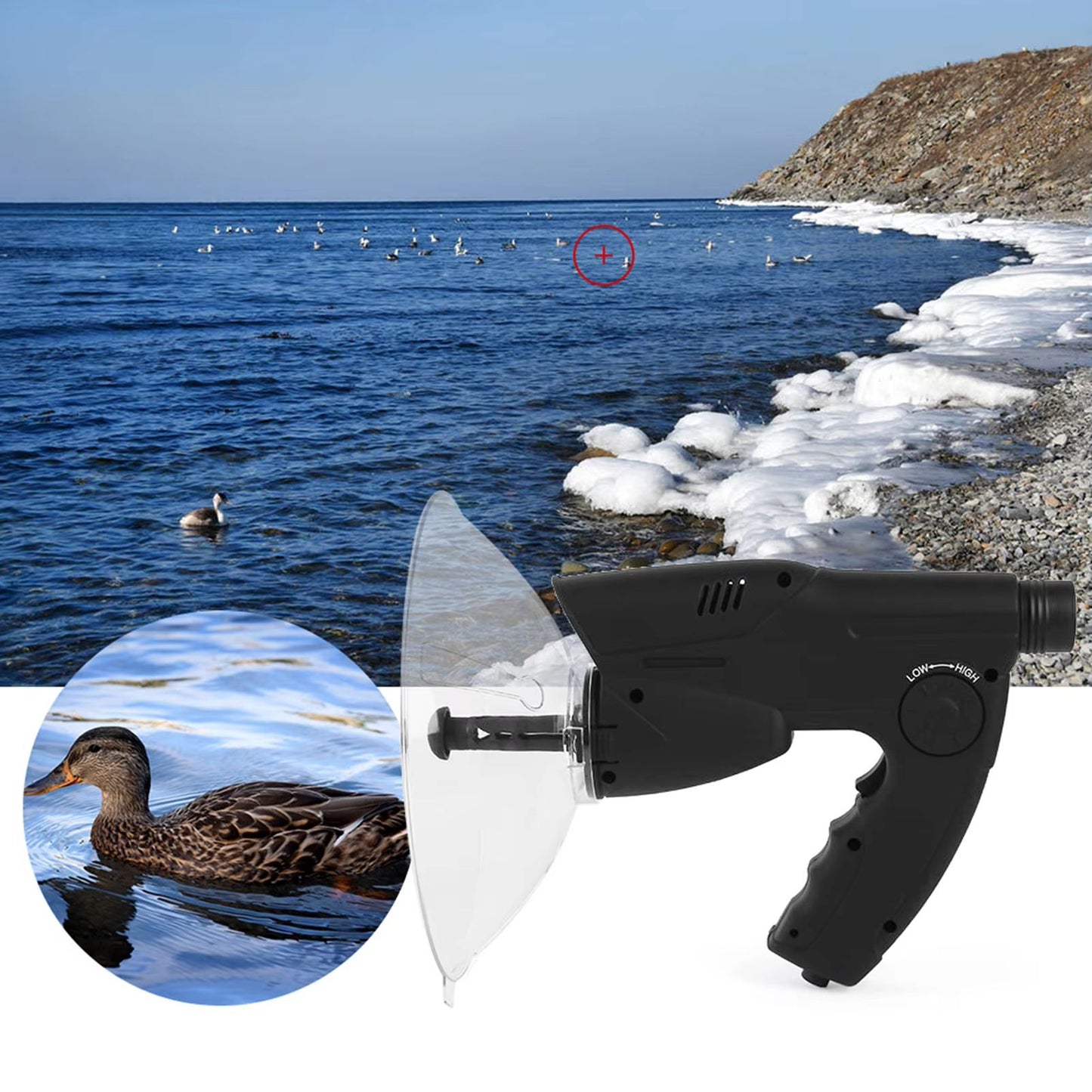 Telescópio Monocular para Observação de Pássaros 8X Com Microfone Fácil de Usar para Iniciantes Sem Bateria Prisma Bak4 Ipx4 à Prova D'água para Gravar Pássaros