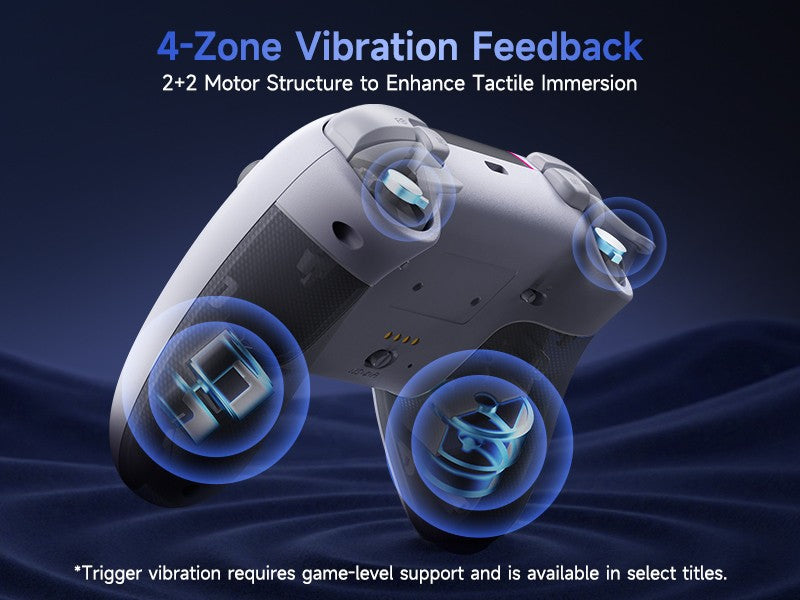 EasySMX X05 Pro Wireless Gaming Controller, Gamepad with Charing Dock for PC Nintendo Switch iOS Android with Dual Rumble Motors