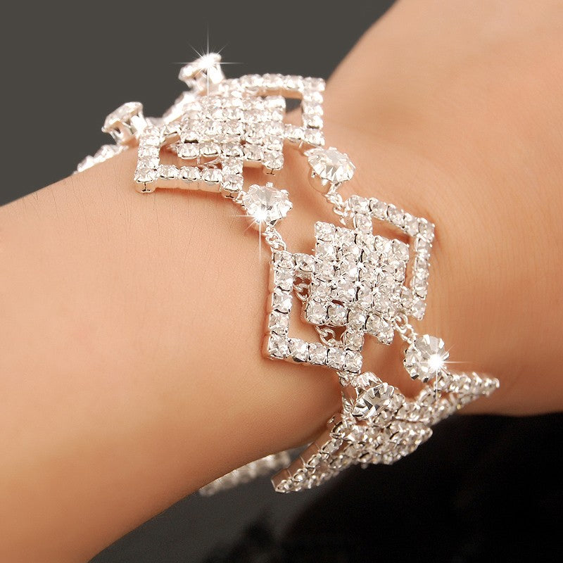Novas Pulseiras de Berloques de Moda Prata 925 AAAAA Zircônia Cristal Feminino Pulseira Casamento Noivado Joias de Luxo