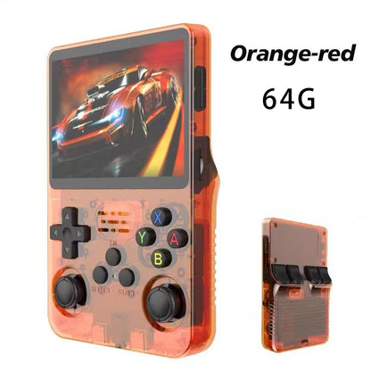 R36S Handheld Retro Game Console Classic ARKOS System 3.5 Inch Portable Video Gaming Console with Single Card for Kids Gift
