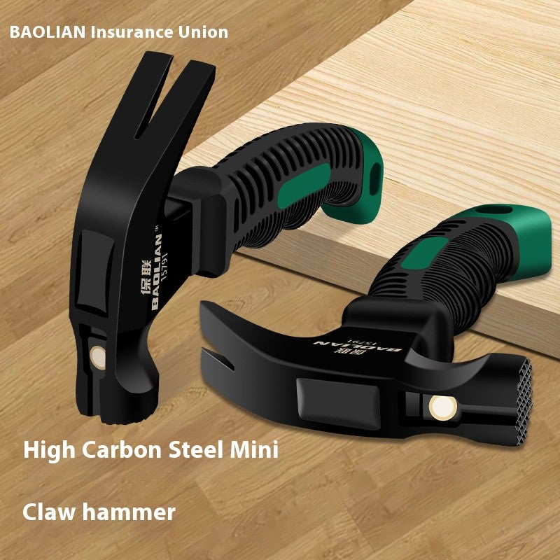 Martelo Multifuncional Mini Ferramenta de Carpintaria e Equipamento 160 Mm Leve Portátil Punho de Janela Ramshorn para Engenharia