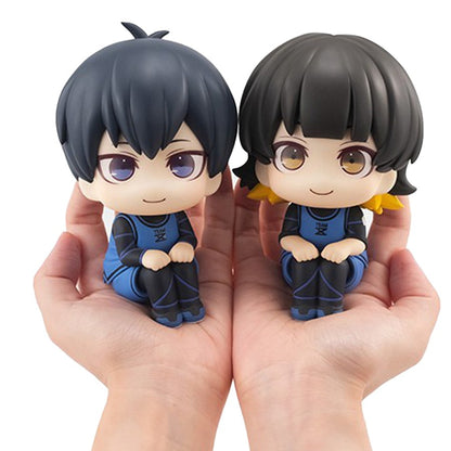 9cm Blue Lock Anime Figura Versão Q Nagi Seishirou Boneco de Ação Kawaii Isagi Yoichi Estatueta PVC Coleção Modelo Boneca Brinquedos