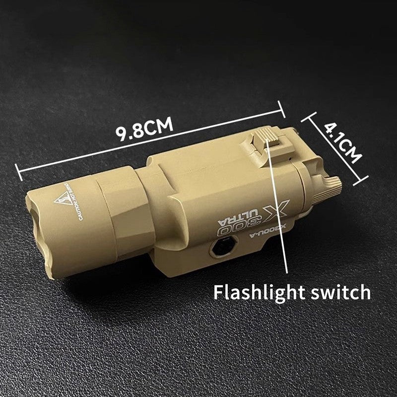 High-power Flashlight X300U-A Multi-Functional Tactical Light Fits 20mm Rail For Toy Airsoft Guns Hunting CS Matches & Wargames