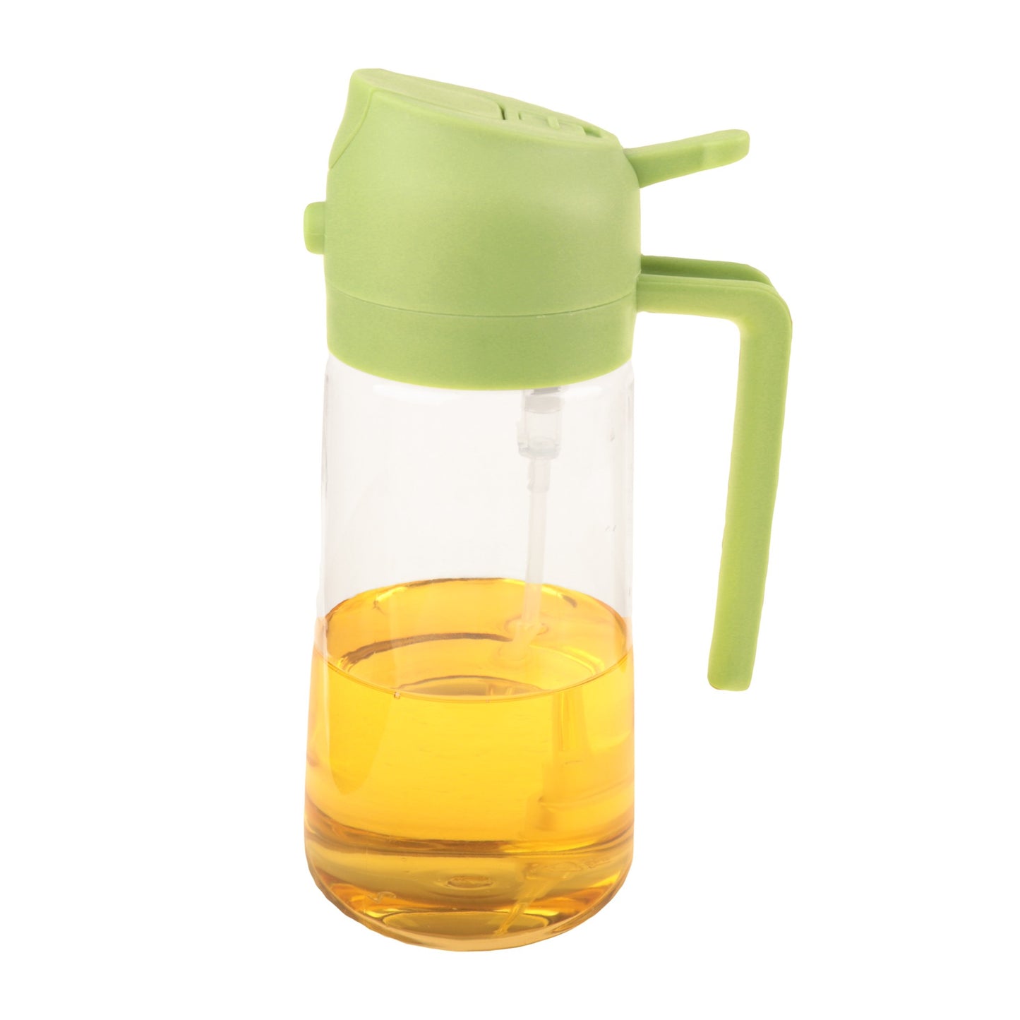 Garrafa Dispensadora de Óleo de 470ml para Cozinha, Dispensador de Azeite 2 em 1 e Pulverizador de Óleo, Garrafa Pulverizadora de Azeite para Cozinhar