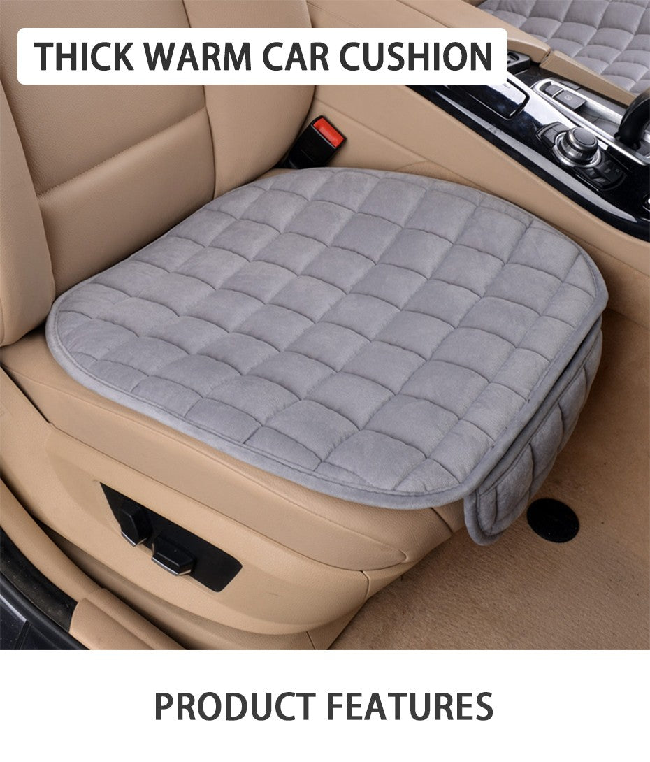 Capa de Assento de Carro de Pelúcia SEAMETAL Almofada de Carro Ultramacia Protetor de Assento de Carro Antiderrapante Universal para Sedans SUVs Caminhões Picapes