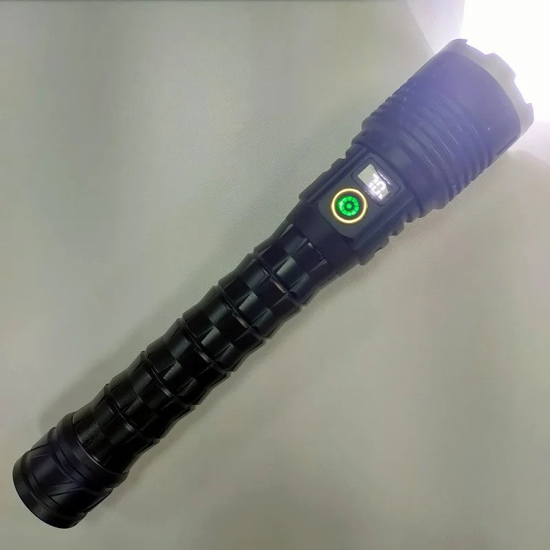 10000mAh High Power LED Flashlight Long Range 5000M Rechargeable Tactical Torch Ultra Powerful Outdoor Hand Lamp Camping Lantern