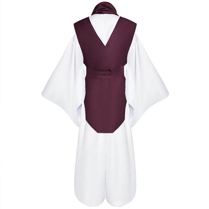 Anime Choso Cosplay Costume with Vest Neck Gaiter Belt White Elastic Pants Halloween Choso Kimono Outfits for Comic Con