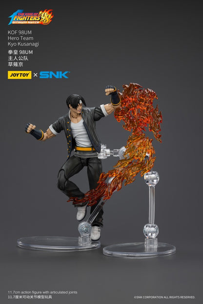 JOYTOY SNK KOF 98UM Hero Team 1/18 Bonecos de Ação Kyo Kusanagi Goro Daimon Modelo Benimaru Nikaido Jogo Anime Presentes de Brinquedo Masculino