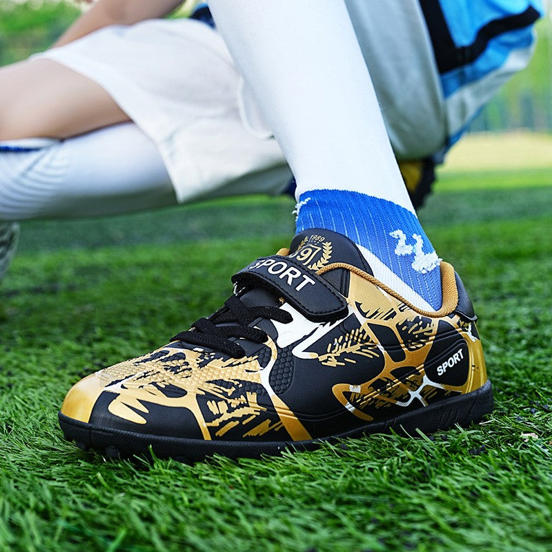 New Kids Football Shoes Match Soccer Shoes Indoor Football Field Boots Grass Training Original  Professional Sneaker Comfortable