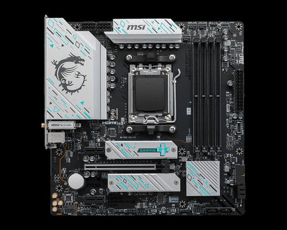 MSI B650M GAMING PLUS WIFI AMD B650 Suporta DDR5 7200+MHz (OC) 192GB Placa-mãe AMD Ryzen ™ Série 7000 8000 Socket AM5