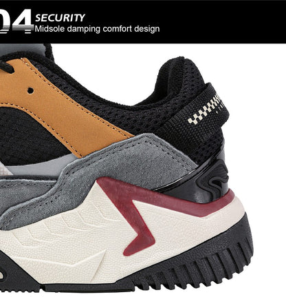 Baasploa New Men's Shoes Outdoors Walking Sneakers Waterproof Shoes Comfort Tenis for Men Non-Slip