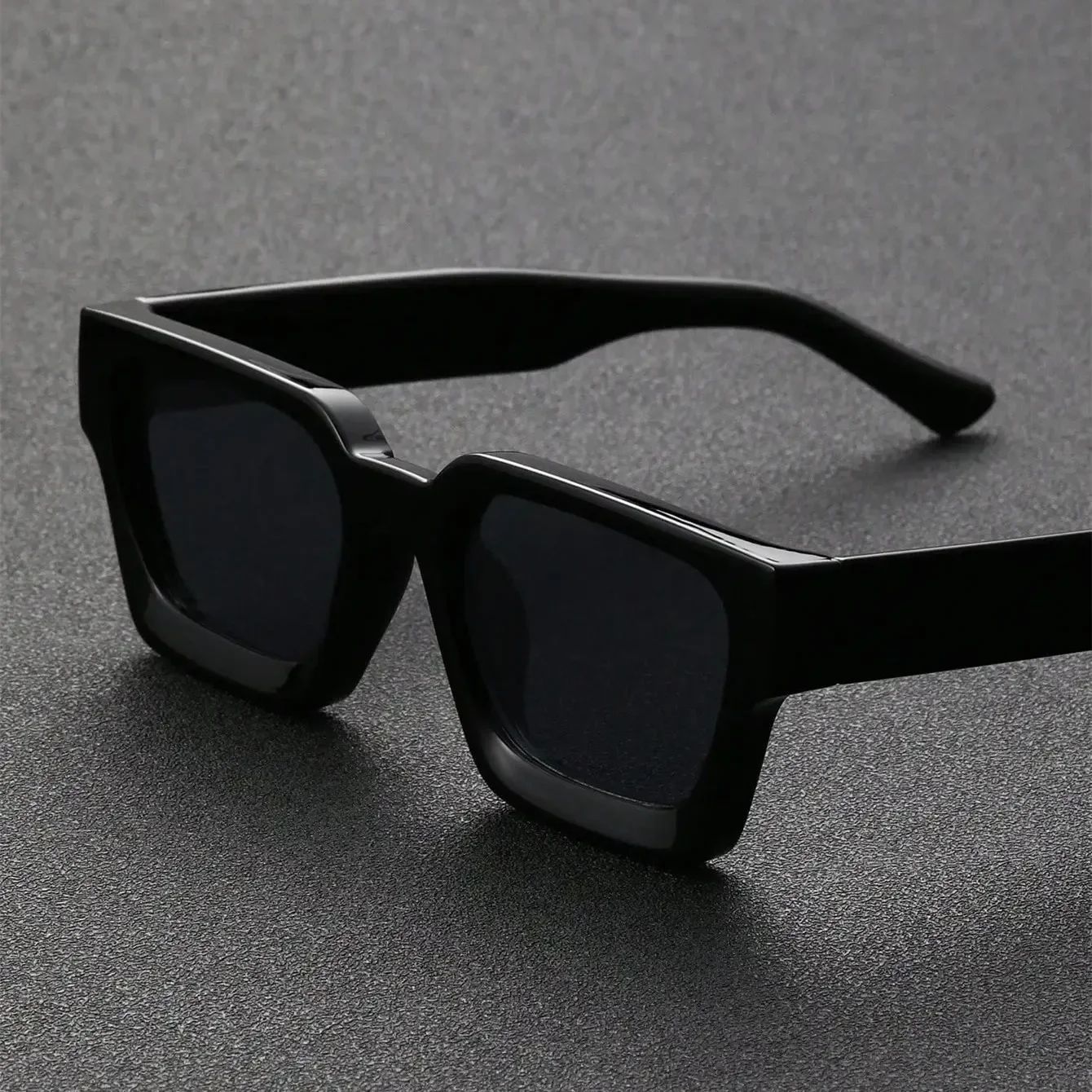 Retro Black Millionaire Shades Luxury Sunglasses 2025 For Men Designer Famous Brand Square Sun Glasses Man Women Sunglass