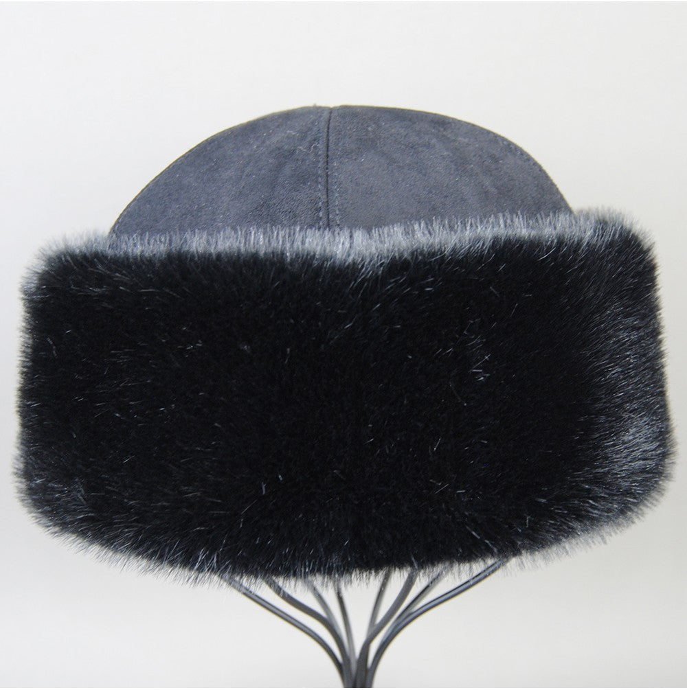 Hot Sale Faux Mink Fur Hat Winter Genuine Baseball Cap Russia Fashion Elegant Lady Warm Faux Fur Ball Straw Hat