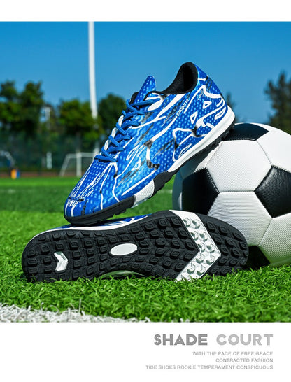 Unisex Youth Soccer Cleats Lightweight Football Shoes for Match Training Enhanced Grip Durable FG TF Comfortable Breathable