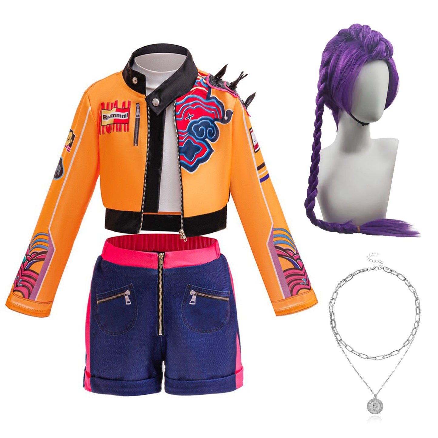 K-pop Hunters Cosplay Rumi Kpop Singer Hunt'trix Dress Up Girls Costumes k Pop Kids Party