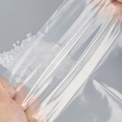 200/100PCS Transparent Zip Bags Food Jewelry Vacuum Storage Bag Plastic Thicken Reclosable Poly Bag Kitchen Organization Package
