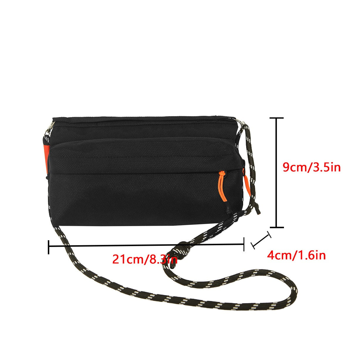 Men's Crossbody Bag, Casual Large-Capacity Daily Travel Water Bottle Umbrella Shoulder Bag, Lightweight Sports Phone Bag