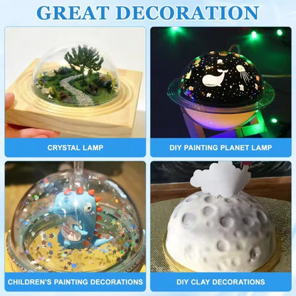 10/20/50/100PCS Plastic Transparent Hemisphere Cover DIY Candy Dome Set Christmas Halloween Party Toys Gift Packaging Cover