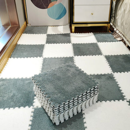 Soft Plush Children's Mat Baby Play Mat Baby Toys Eva Foam Puzzle Carpet In Children's Room Keep Warm Playmat 30*30*1CM