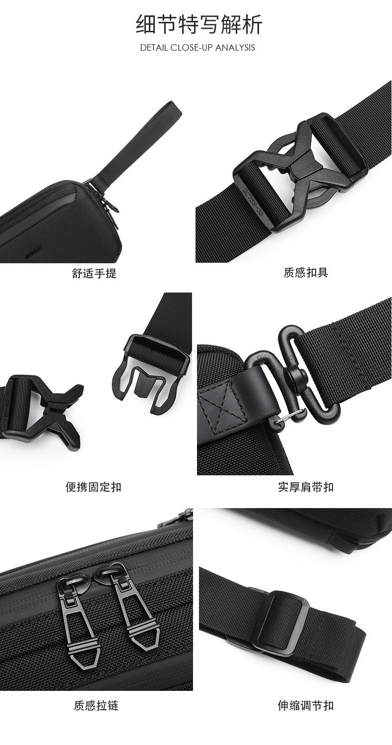 OZUKO Multi-Functional Business Casual Handbag Stylish Simple and Versatile Shoulder Messenger Bag Clutch Bag